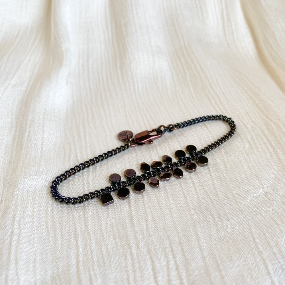 🌻Madewell Gunmetal Chain Bracelet